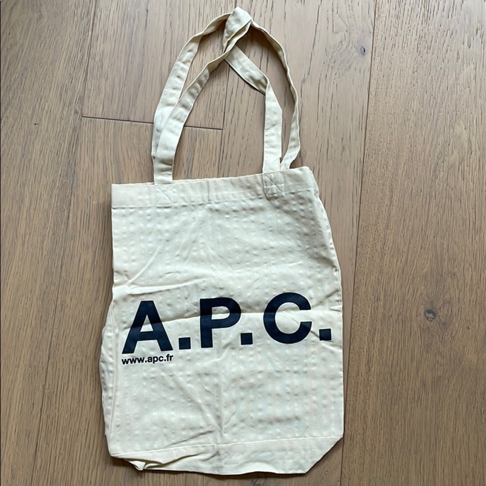 New A.P.C. Cotton tote bag from Paris